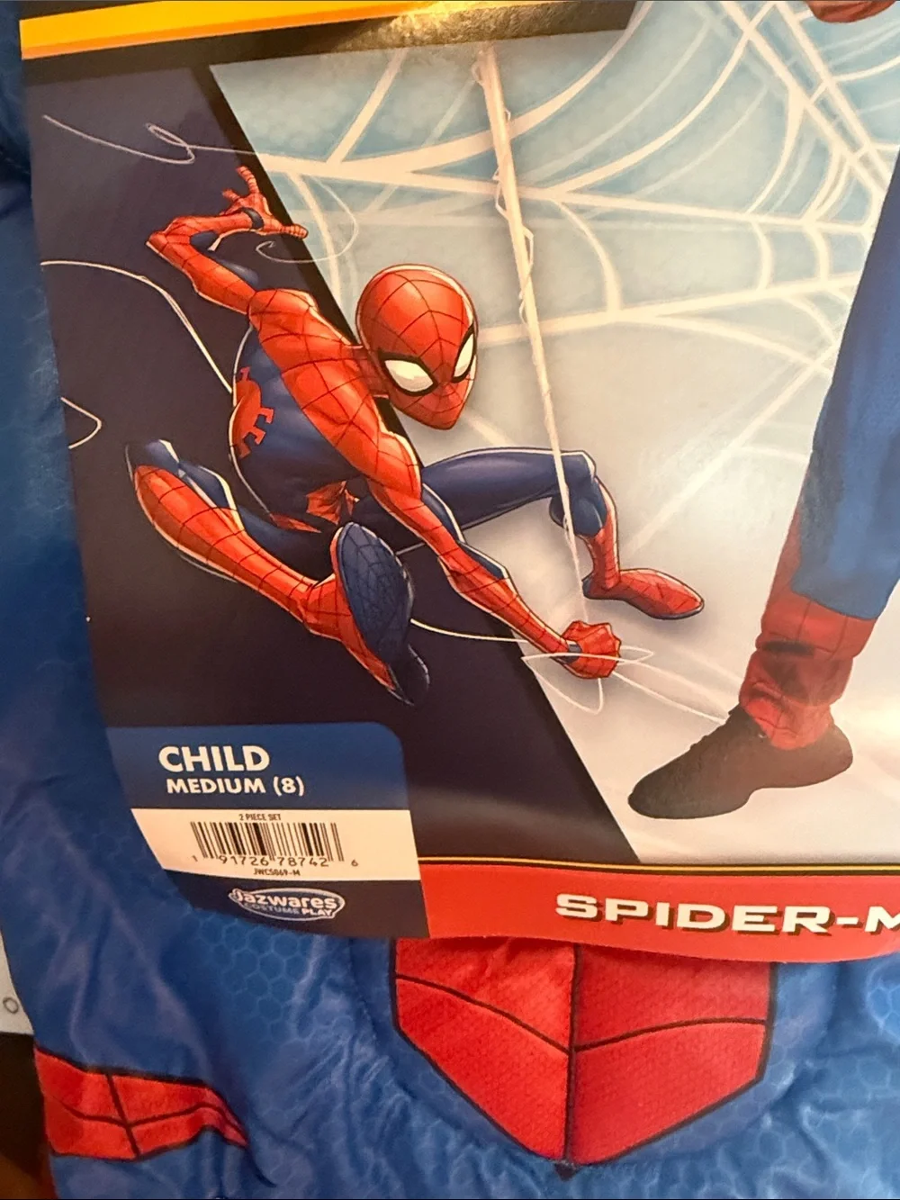 Marvel Spider-Man Classic Red and Blue Superhero Jumpsuit